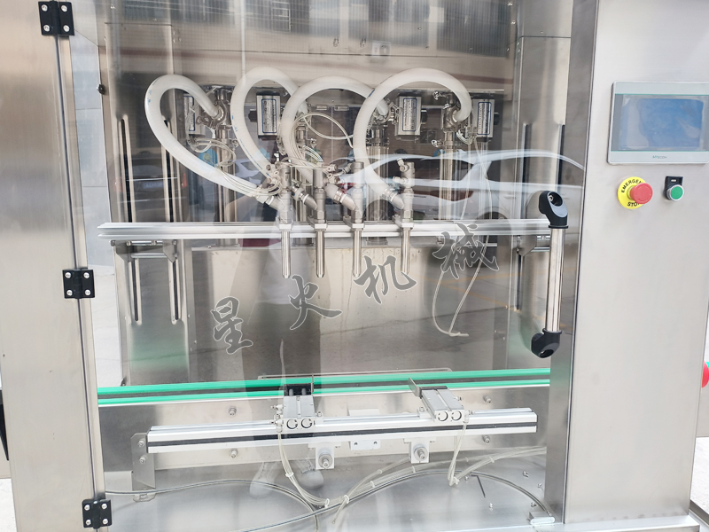 星火膏體灌裝機實拍細(xì)節(jié)展示